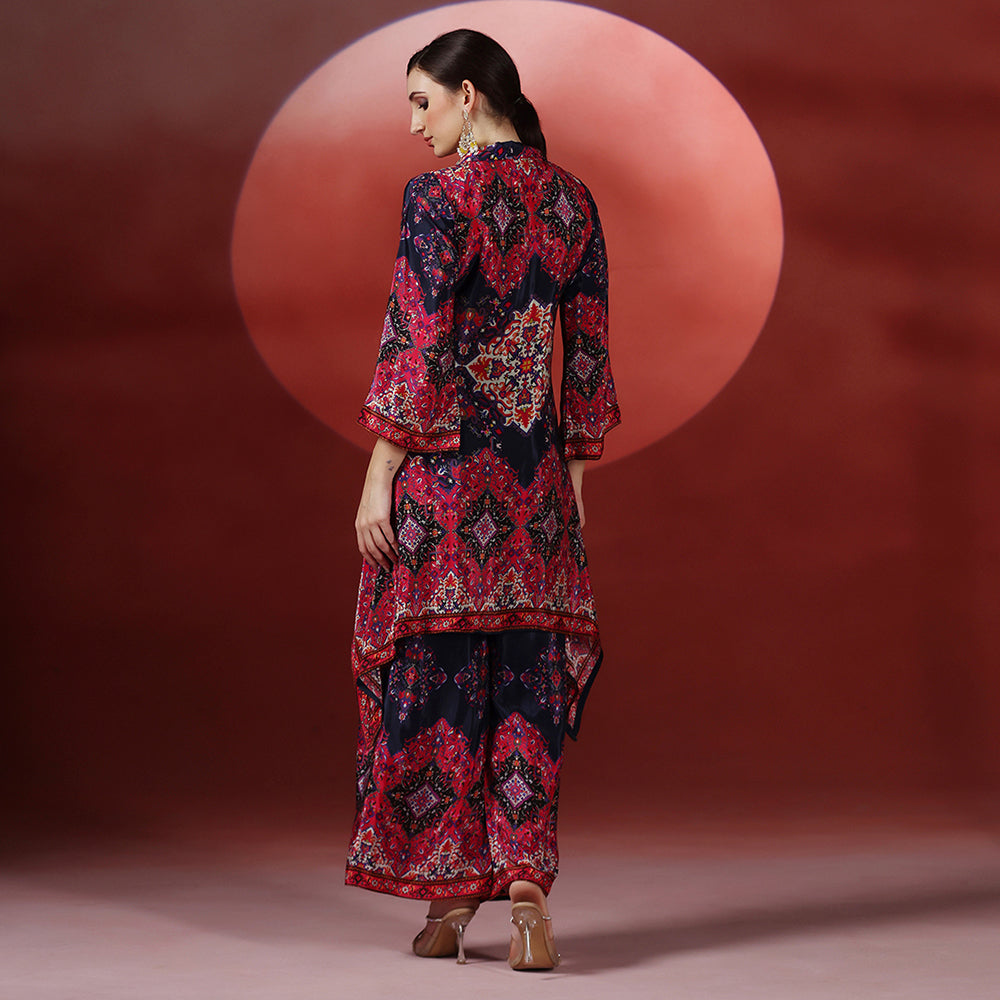 Printed Crepe Co-ord Set