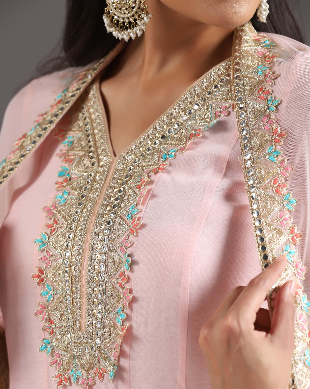 Anarkali With Tulip Pants