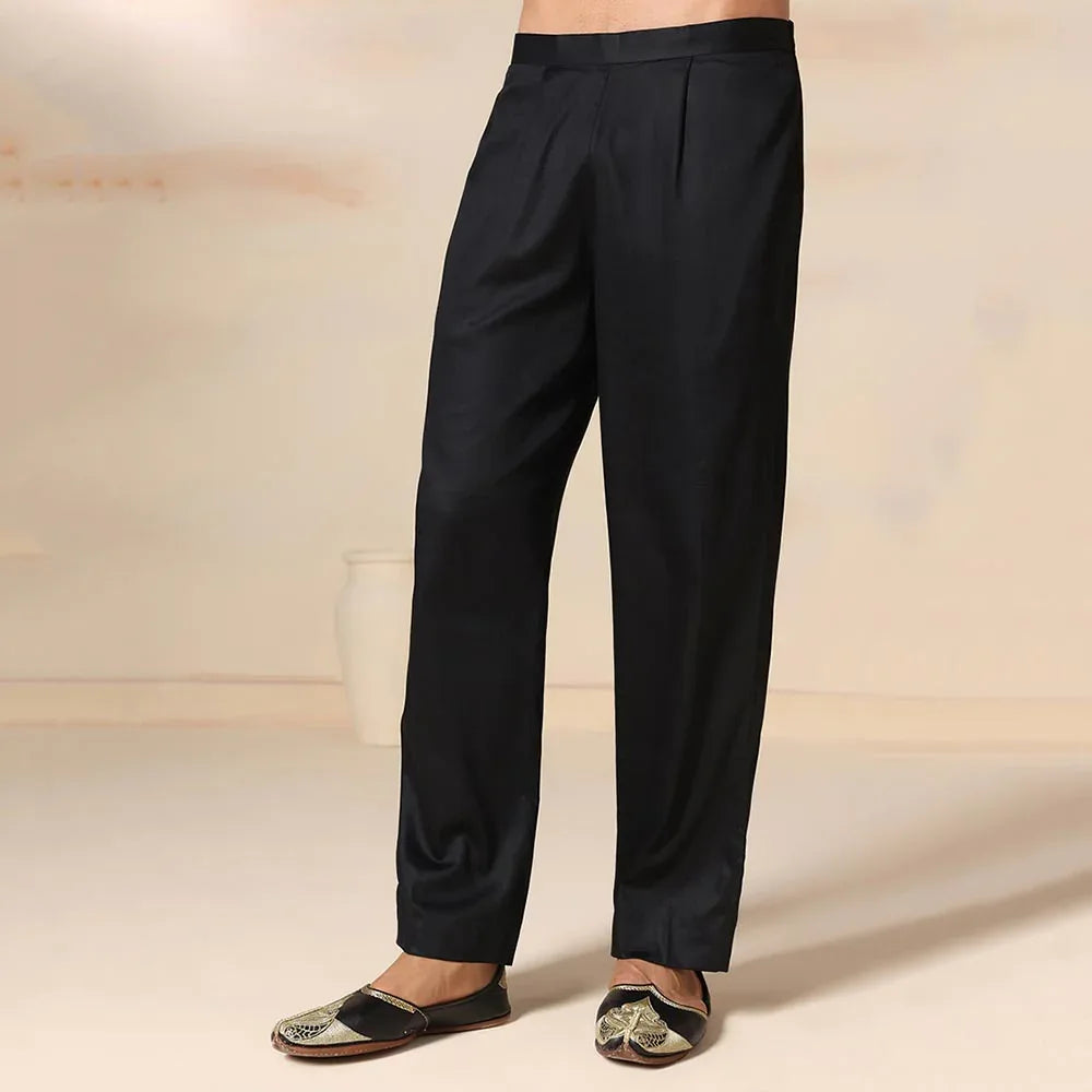 Classic Black Men's Kurta Set