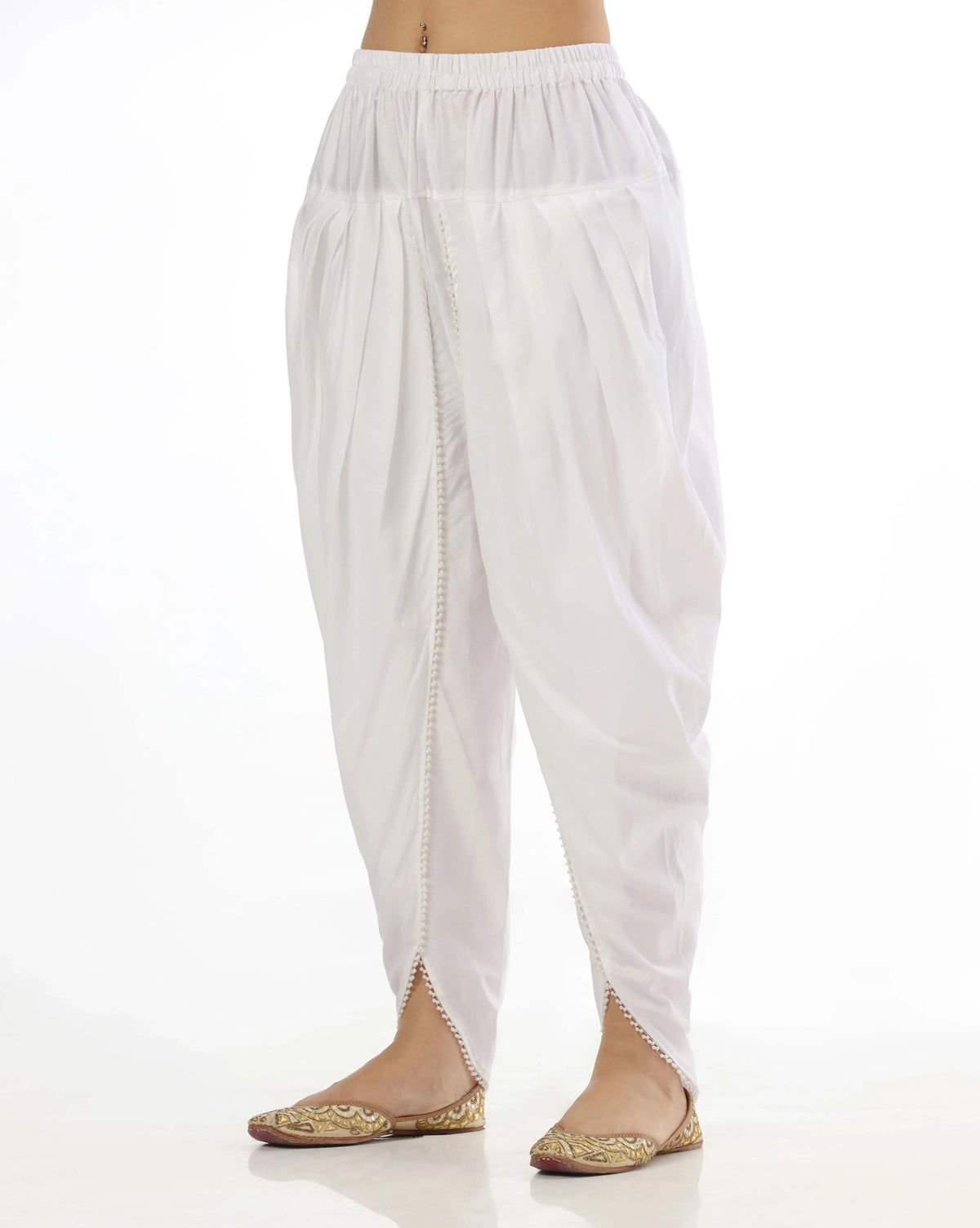 Ivory Pearl Embroidery Kurta Set