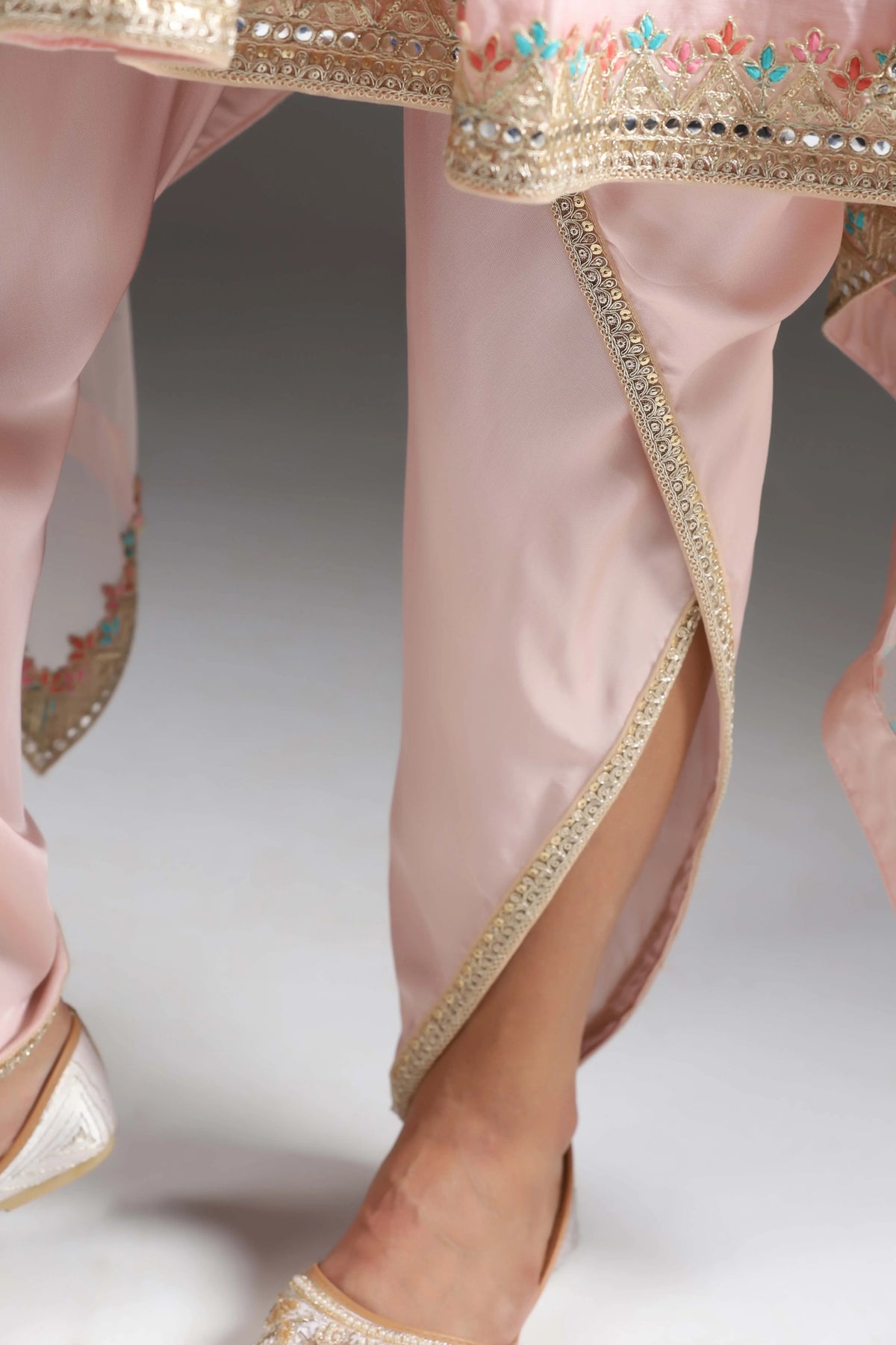 Anarkali With Tulip Pants