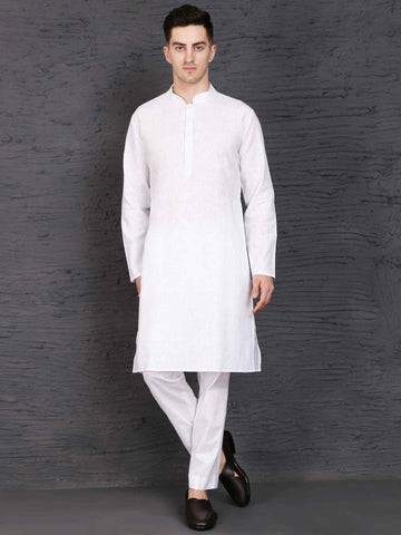 Classic Pink Cotton Kurta Set