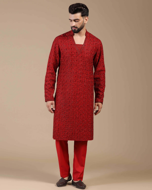 Designer Hand Work Kurta Set