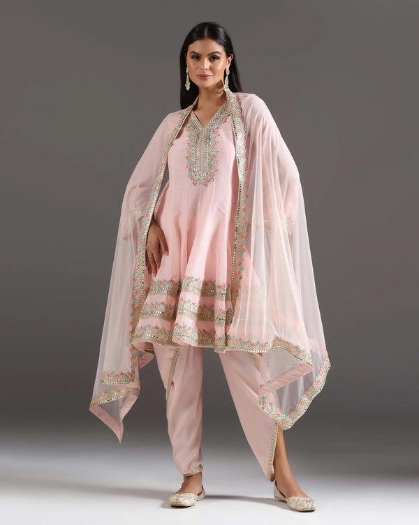 Anarkali With Tulip Pants
