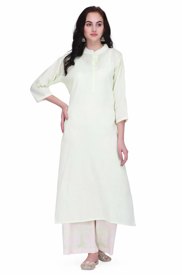 Light Green Embroidered Co-ord