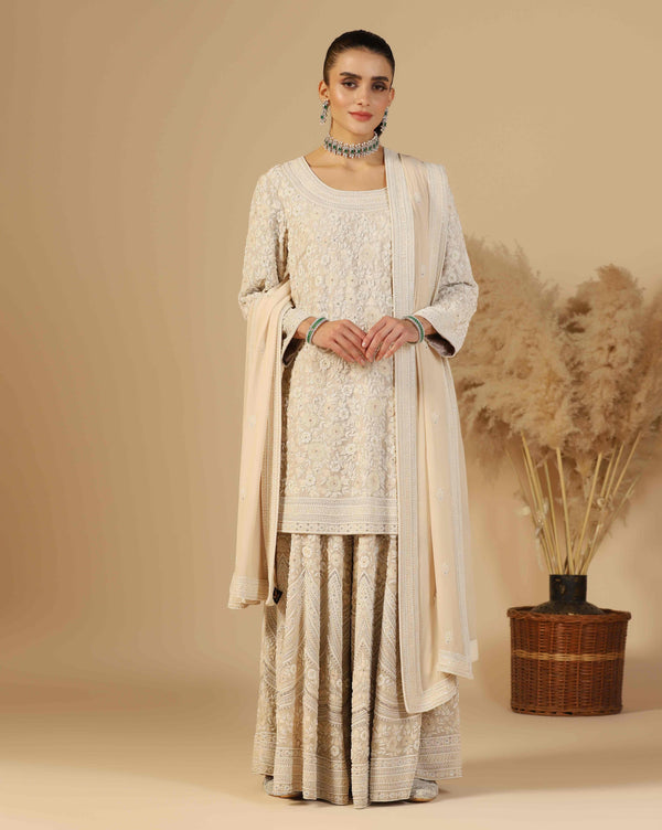Soft Cream,Hand Embroidered Dreams Designed To Dazzle