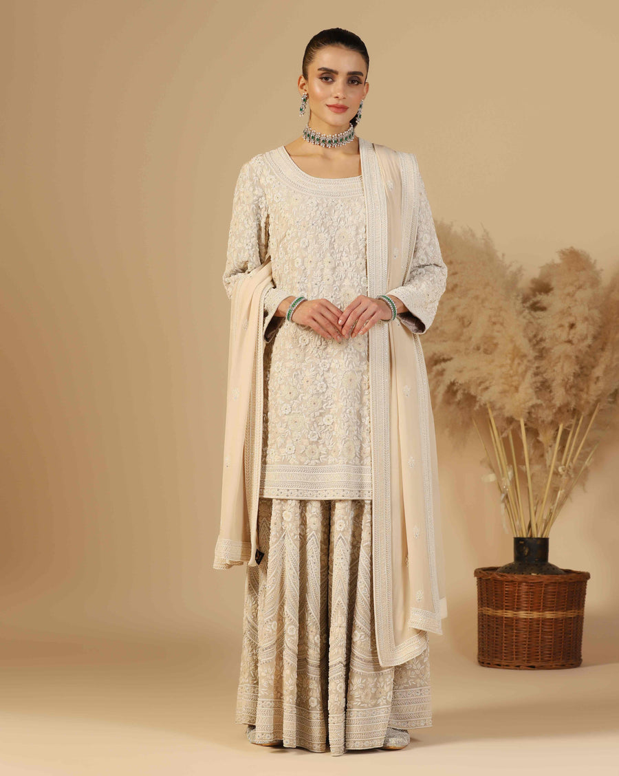 Soft Cream,Hand Embroidered Dreams Designed To Dazzle