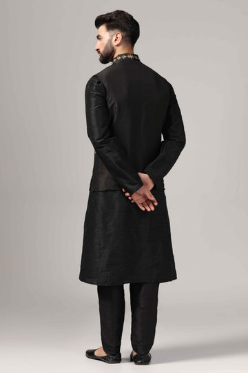 Multicolor resham thread embroidered - Only Nehru Jacket