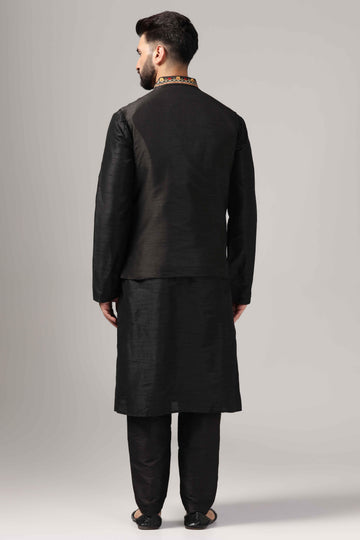 Multicolor resham thread embroidered - Only Nehru Jacket