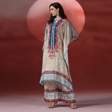 Printed Kaftan set