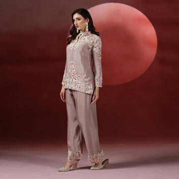 Crepe Embroidered CO-ORD Set