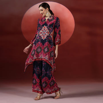 Printed Crepe CO-ORD Set