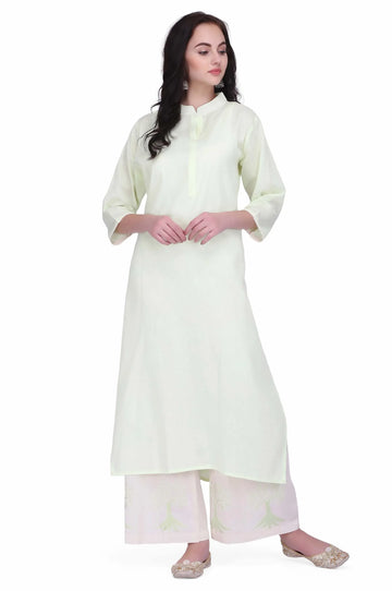 Light green embroidered co-ord