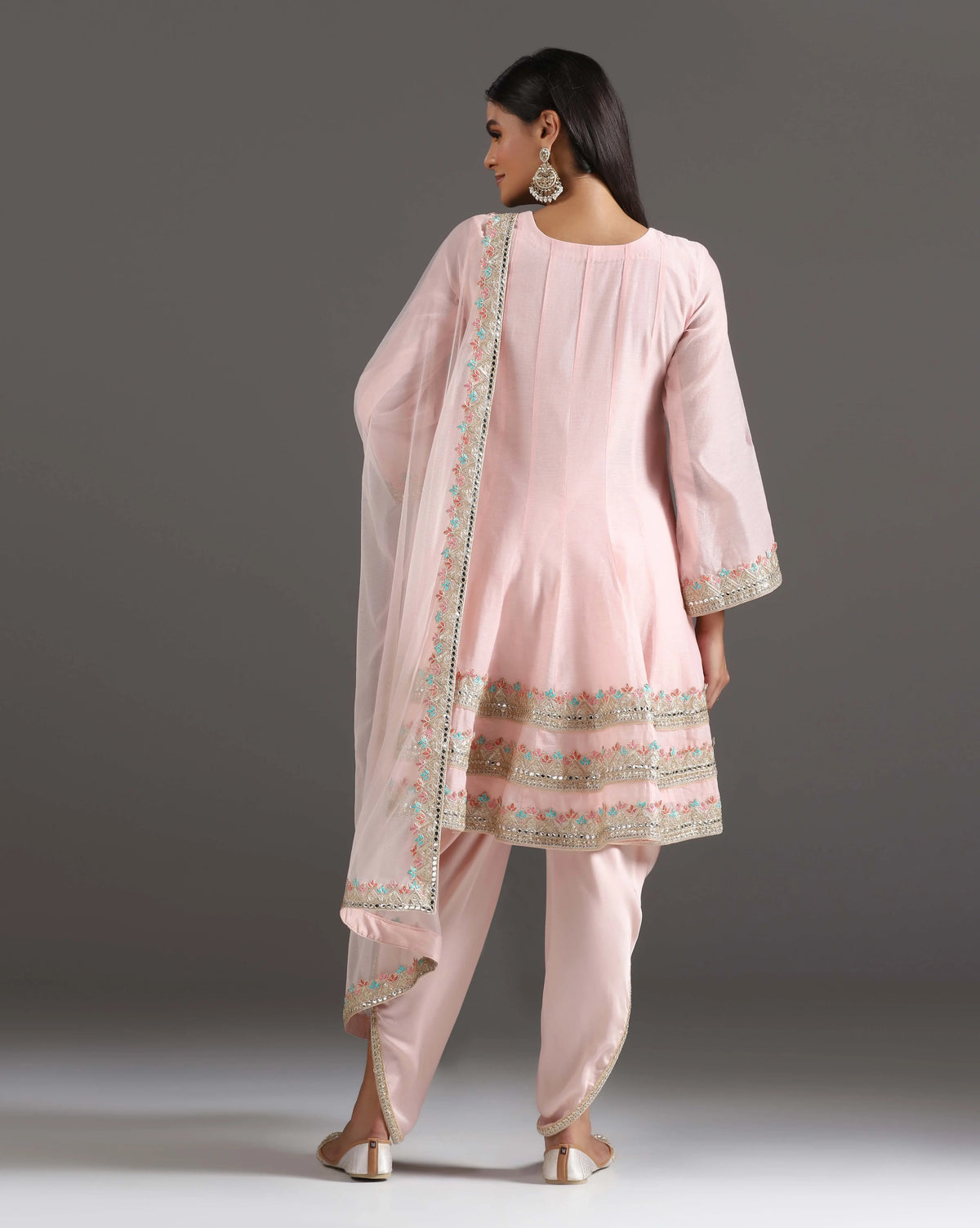 Anarkali With Tulip Pants