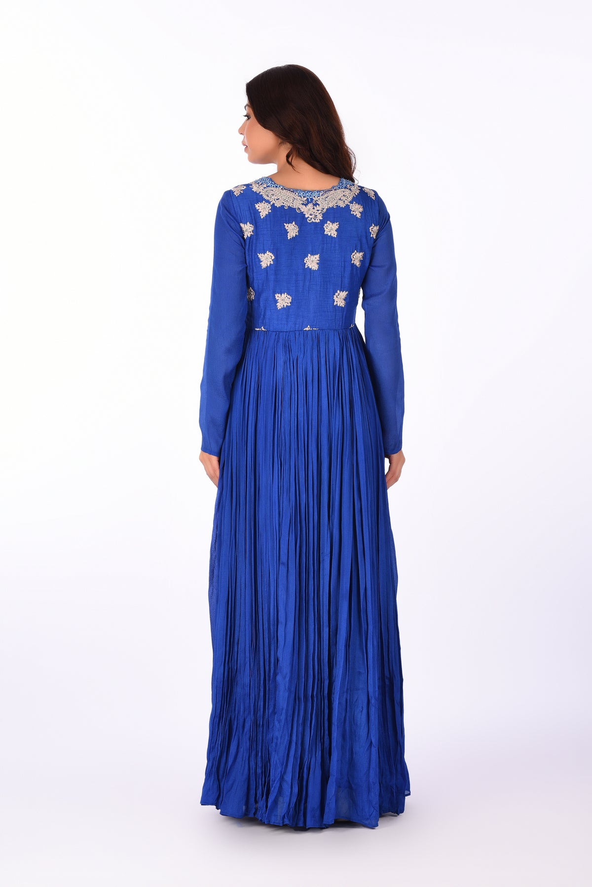Anarkali Suit Elegant Blue Embroidered Anarkali Set
