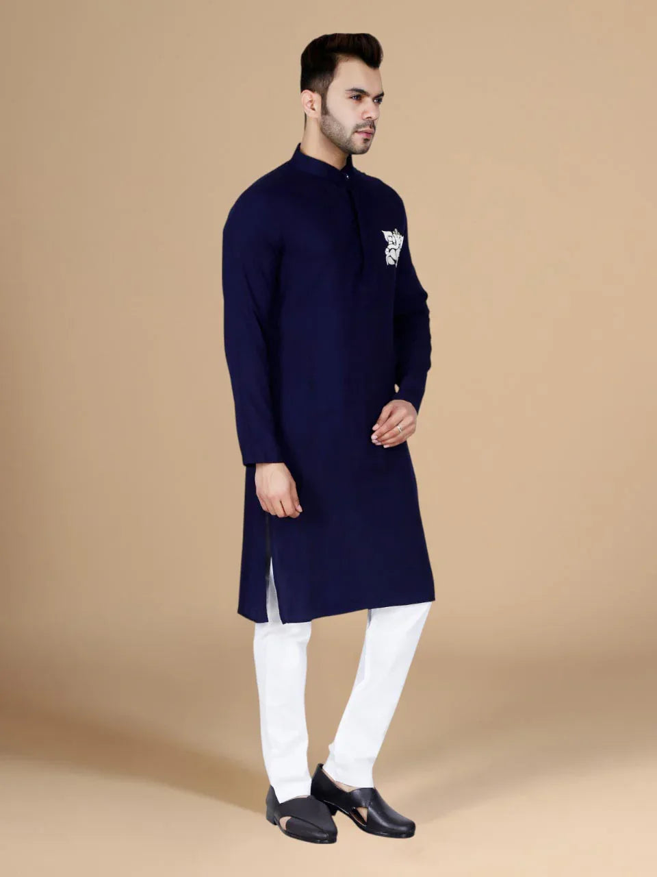 Classic Blue Men's Kurta