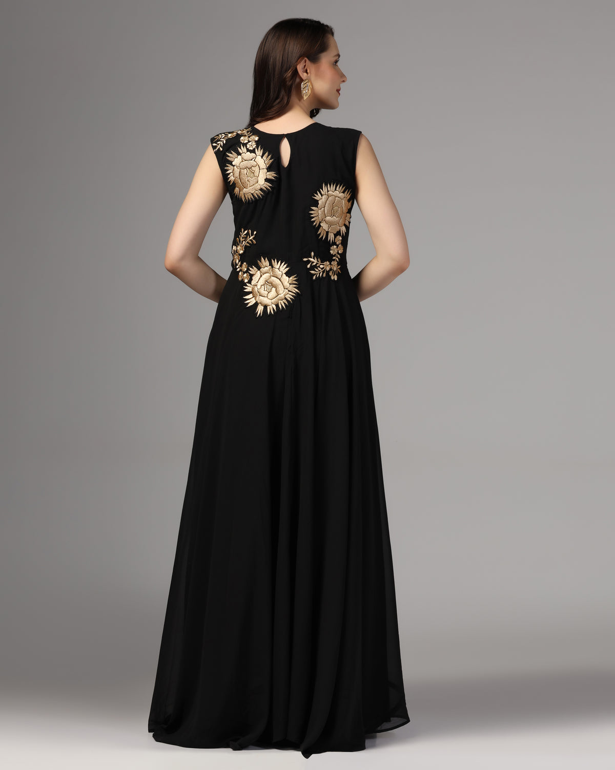 Elegant Black Party Wear