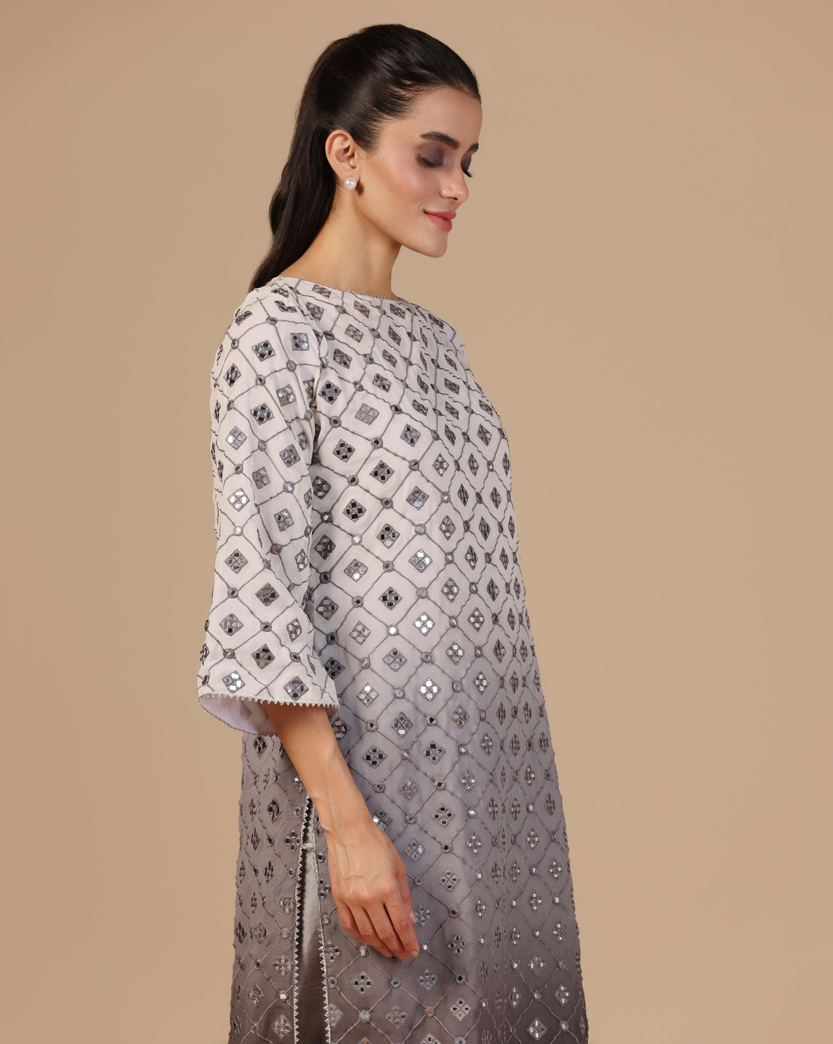 Ombre Mirror Kurti