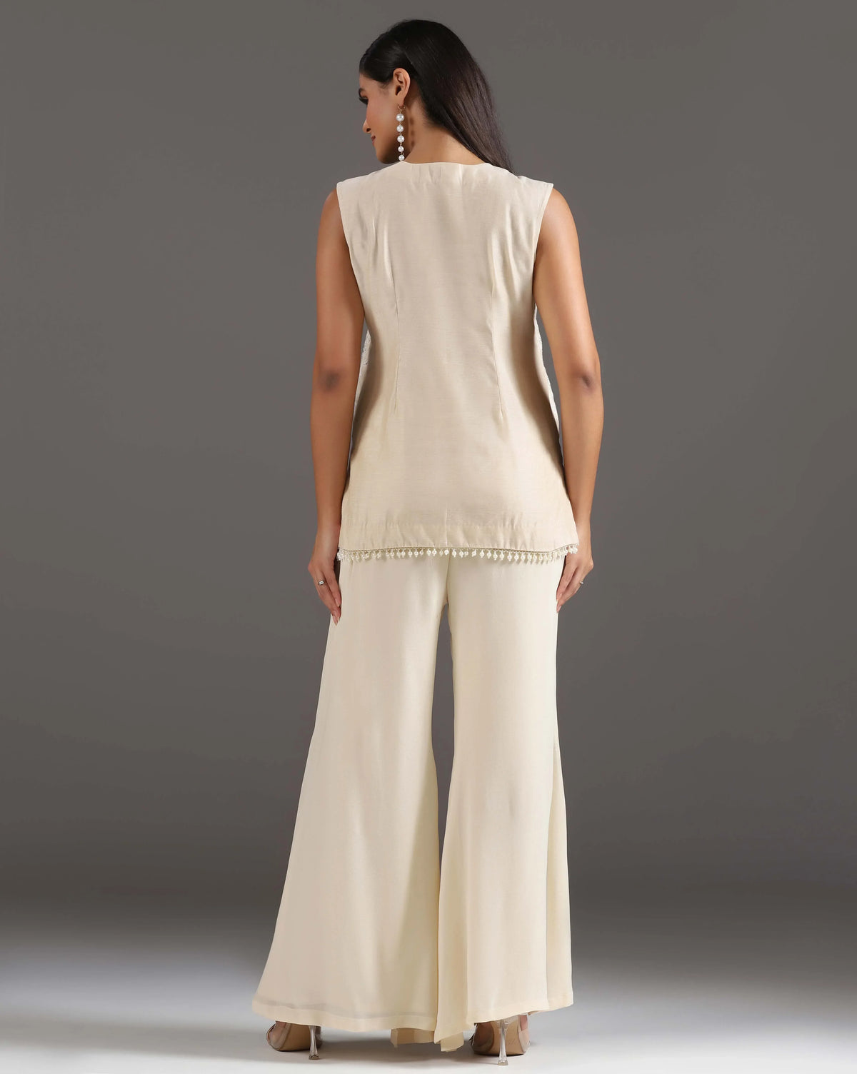 Ivory Jacket Style Co-ord