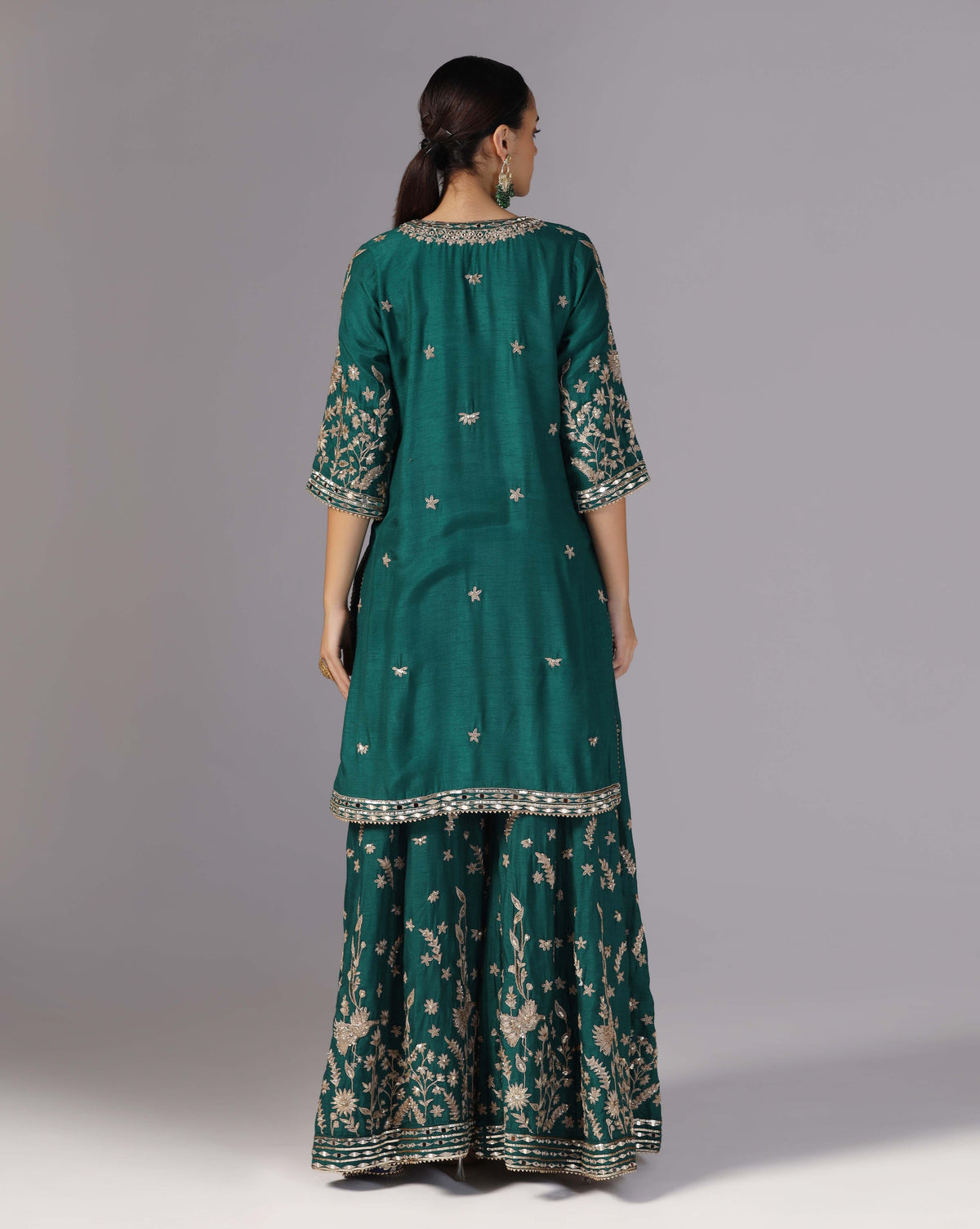 Green Silk Radiance Suit