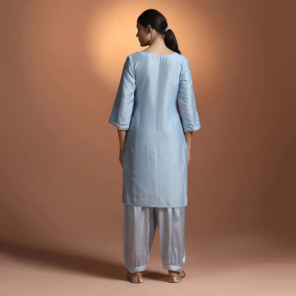 Blue Mukesh Kurti