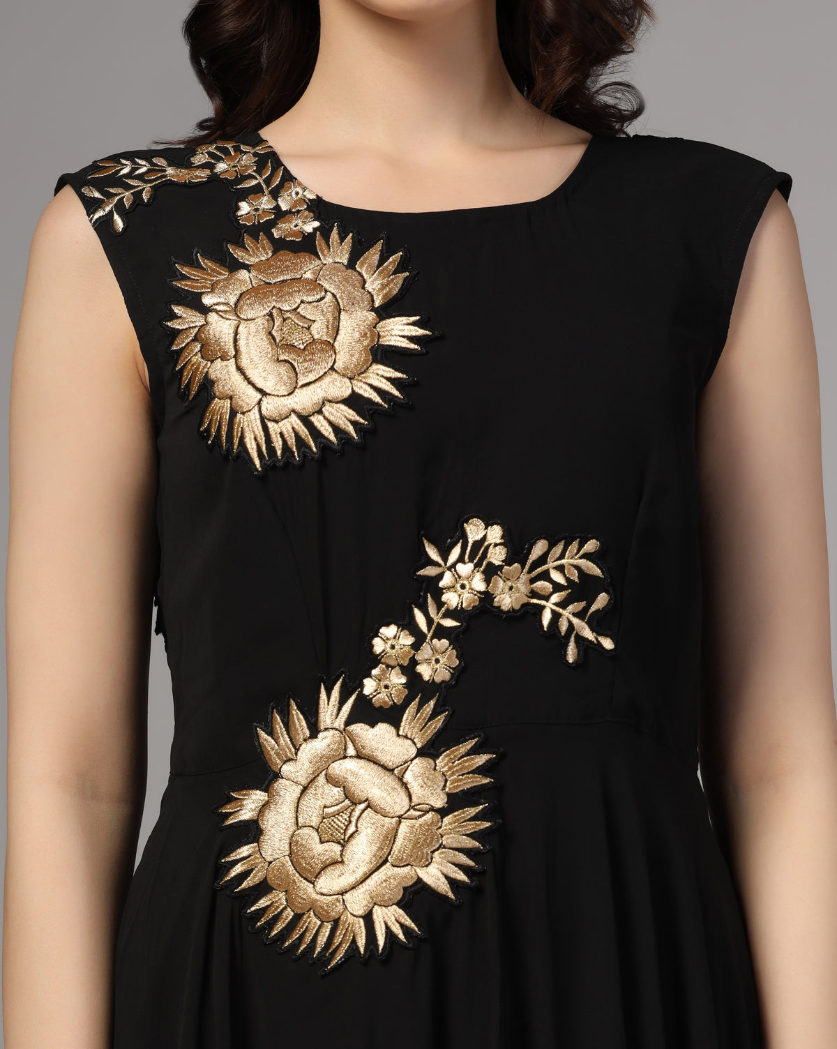 Elegant Black Party Wear