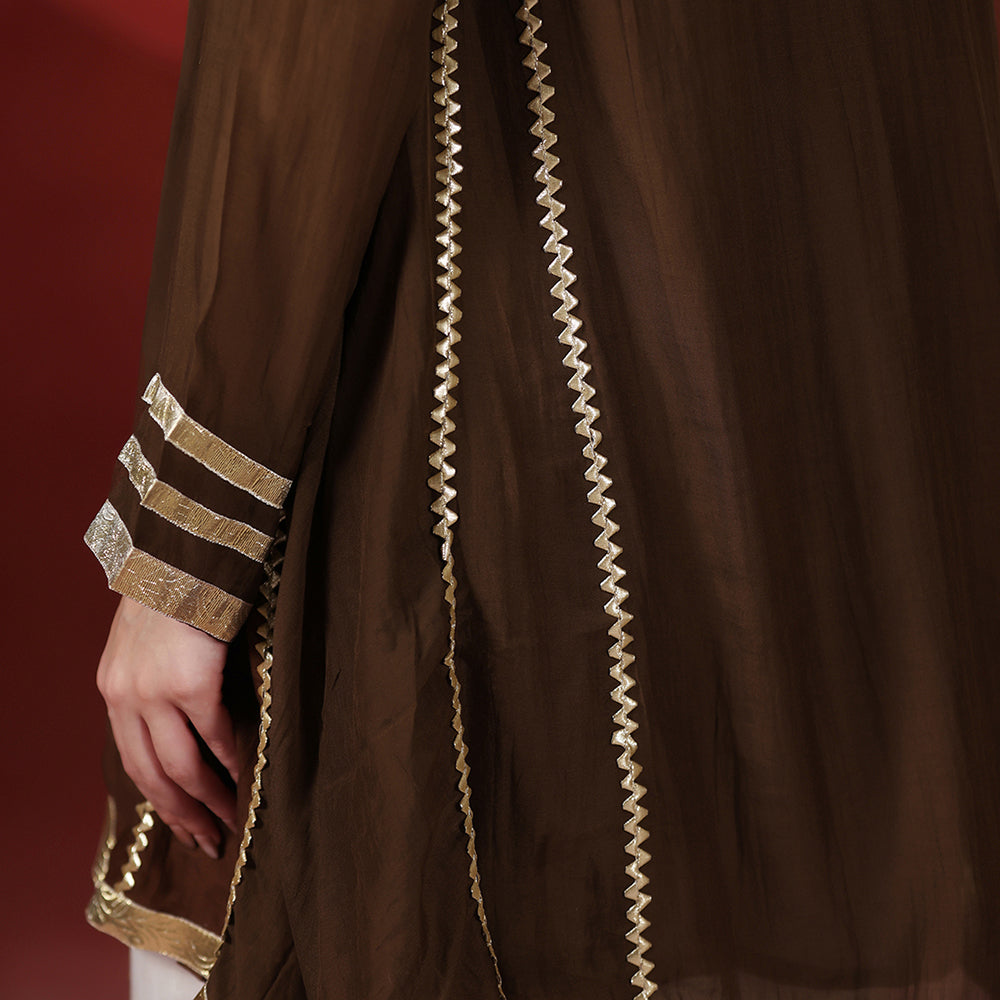 Brown Kurta Set