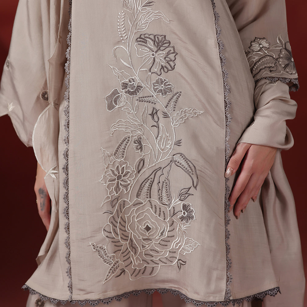 Embroidered Kurta Set With Dupatta