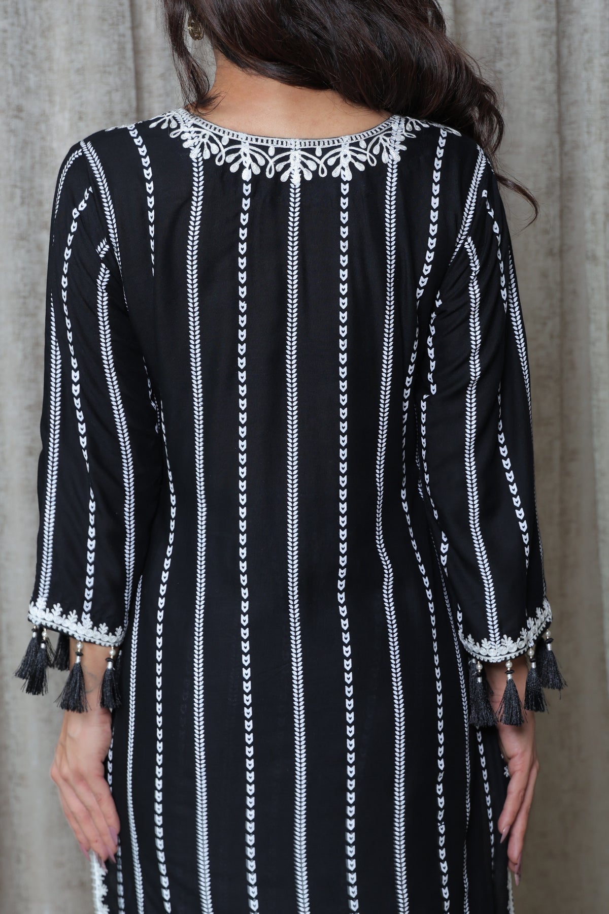 Embroidered Printed Kurta Set