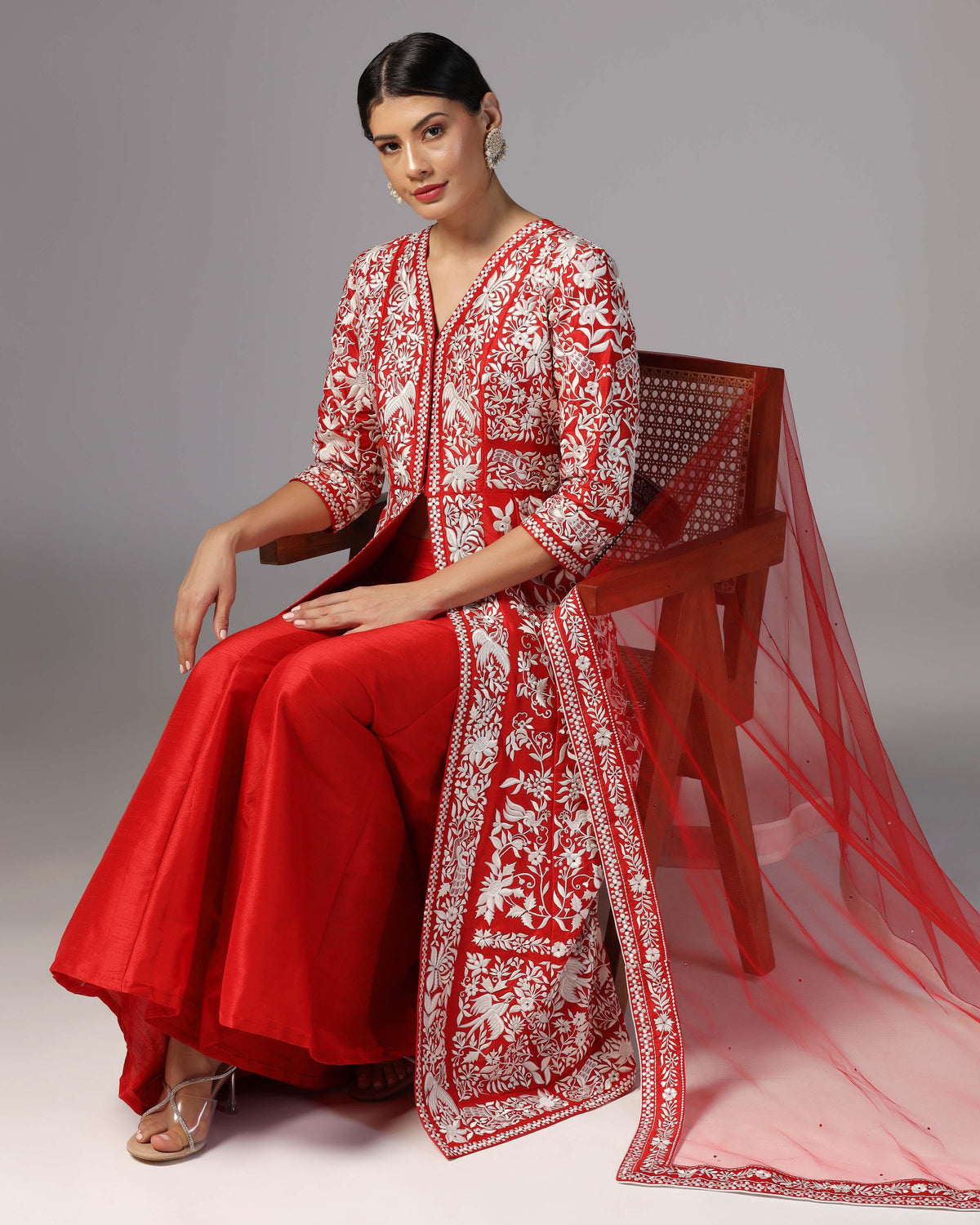 Jacket With Palazzo Set