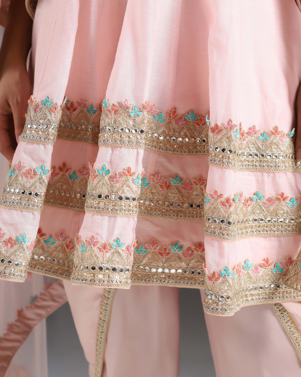 Anarkali With Tulip Pants