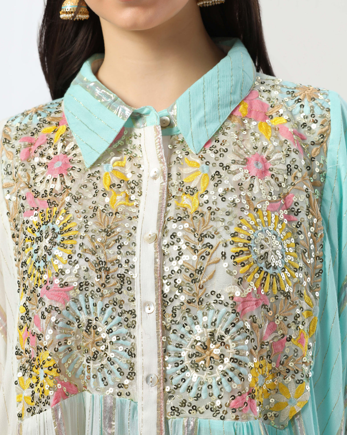 Lurex Cotton Kurti
