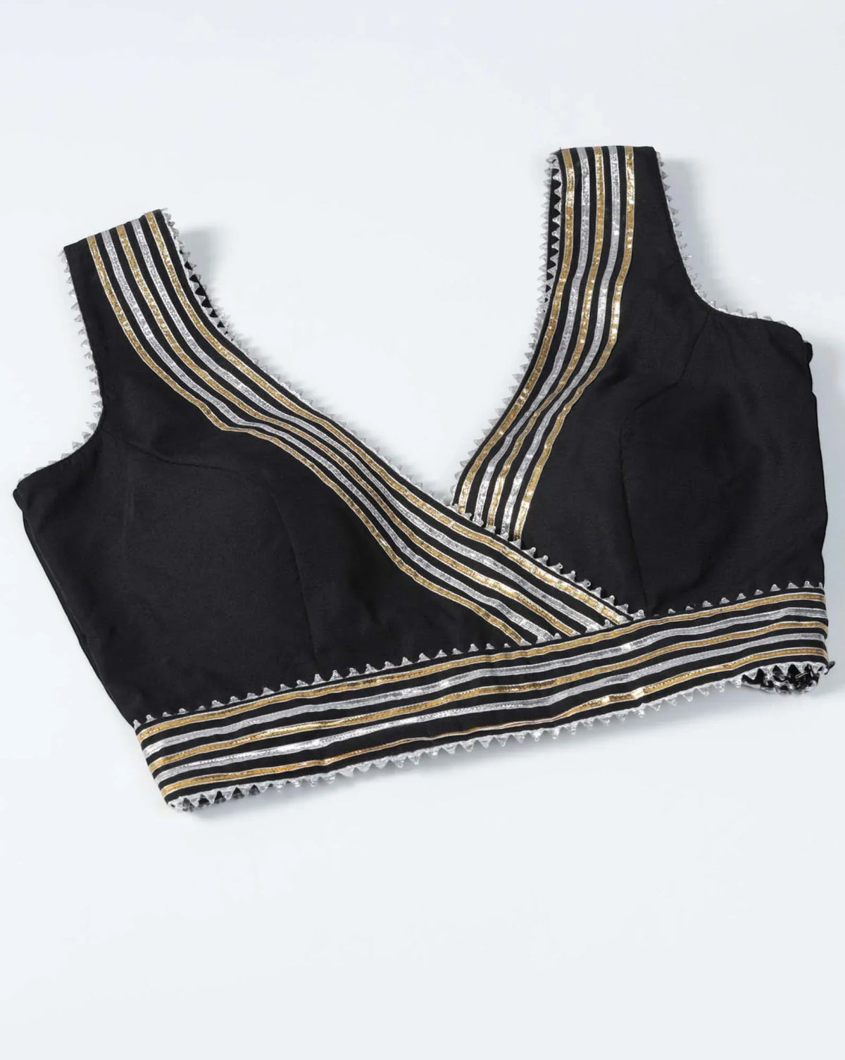 Black Gold Gotta Zari Lehenga