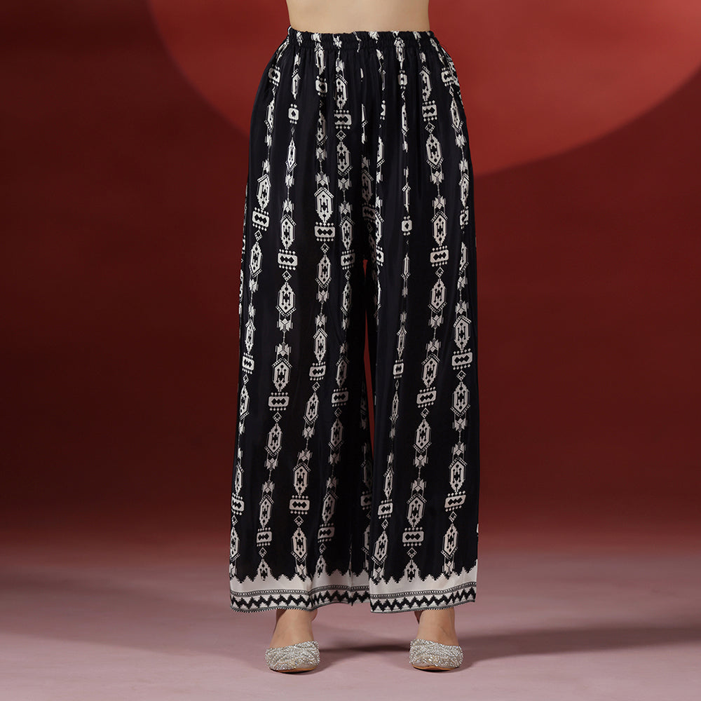 Crepe Embroidered Co-ord Set