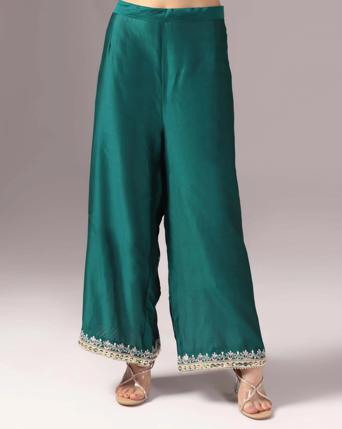 Green Kurta Pants Elegance