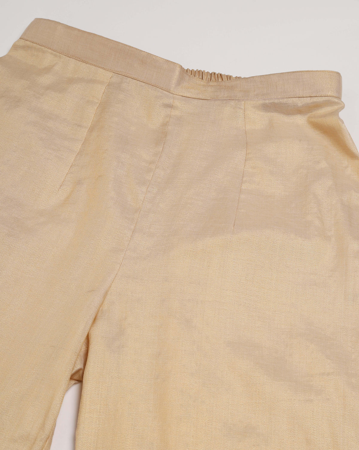 Gold Chikankari Unstitched Suit
