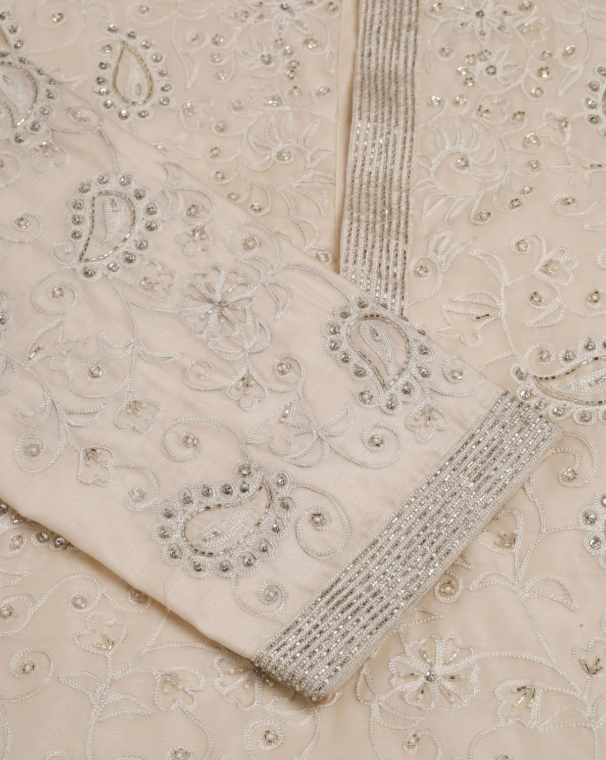 Ivory Chanderi Men's Kurta