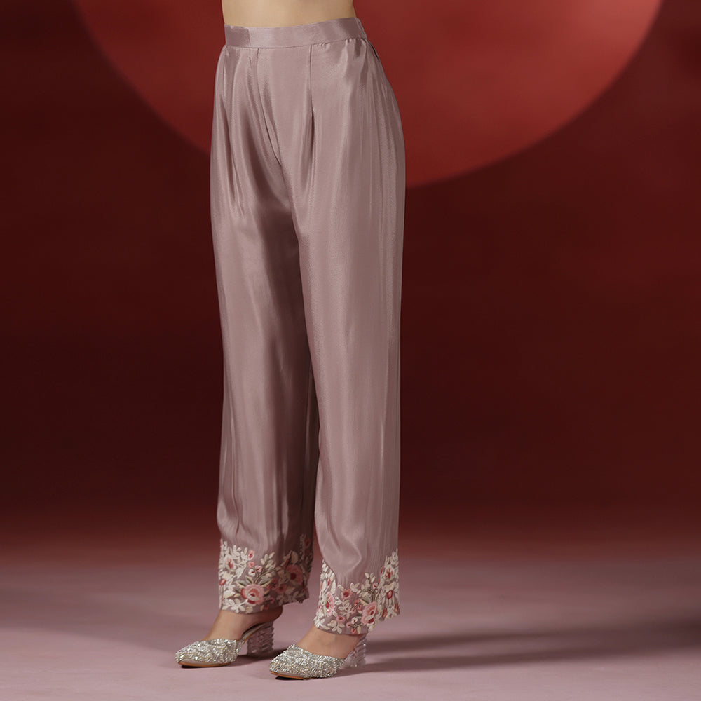 Crepe Embroidered Co-ord Set