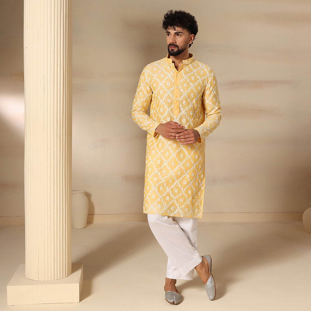 RRMKS097 men's kurta set - image 1