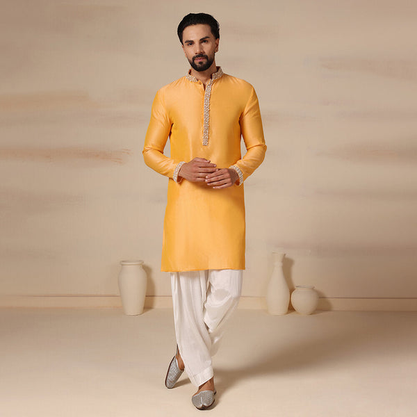 Classic Green Mens Gotta Kurta